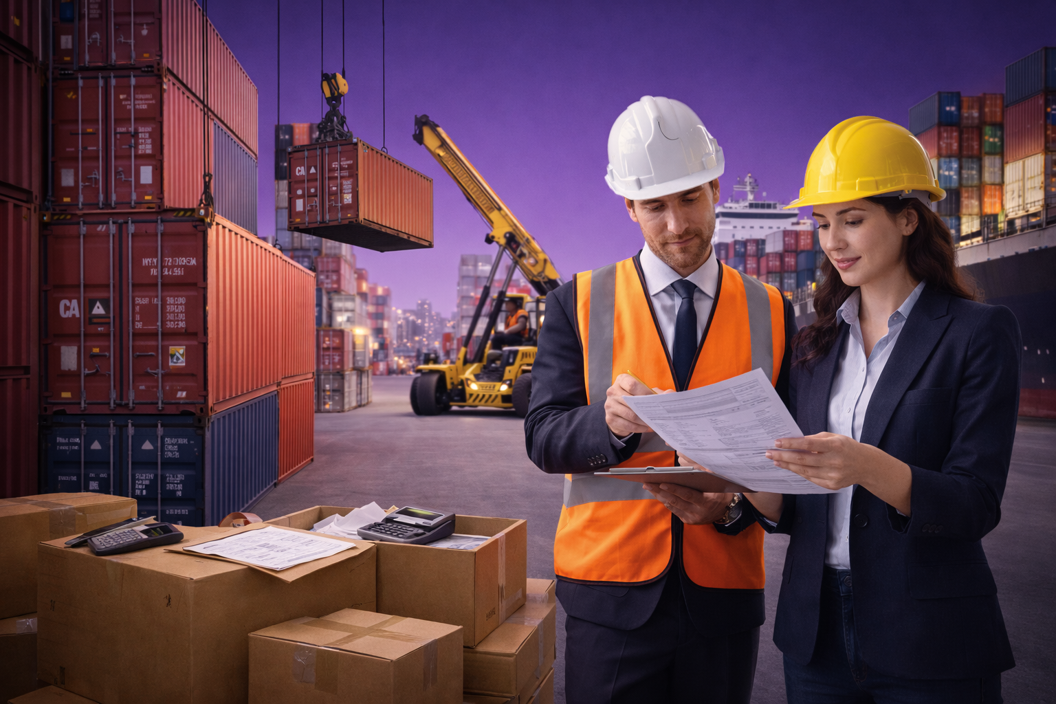 Import and export handling services by Viora Express Logistics LLC